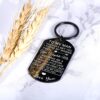 Roll over image to zoom in Valentines Day Gifts for Men To My Man Keychain Anniversary for Him Husband Gifts from Wife Birthday Gifts for Boyfriend Groom Fiance Engagement Wedding Present Jewelry Key Ring - Image 2
