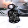 Roll over image to zoom in Valentines Day Gifts for Men To My Man Keychain Anniversary for Him Husband Gifts from Wife Birthday Gifts for Boyfriend Groom Fiance Engagement Wedding Present Jewelry Key Ring - Image 4