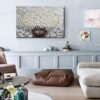 Winpeak Art Hand Painted Modern Textured White Flower Oil Painting on Canvas Abstract Floral Artwork - Image 6