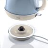 Ariete 2869 Vintage Electric Kettle,Stainless Steel,1.7 L,Auto Switch Off,2000 W,For Water,Tea&Herbal Teas - Image 5