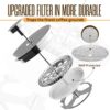 French Coffee Press - Double Wall 100% Stainless Steel - 32 Oz - by Utopia Kitchen - Image 2