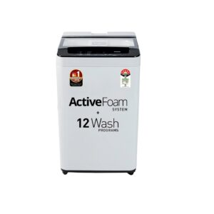 Panasonic 6.5 Kg 5 Star Fully-Automatic Top Load Washing Machine (2022 Model, NA-F65LF2MRB, Grey, 12 Wash Program, Active Foam Wash Technology, Antibacterial Water Inlet)
