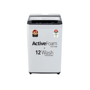 Panasonic 7 Kg 5 Star Fully-Automatic Top Load Washing Machine (2022 Model, NA-F70LF2MRB, Light Grey, 12 Wash Program, Active Foam Wash Technology, Antibacterial Water Inlet)