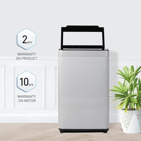 Panasonic 7 Kg 5 Star Fully-Automatic Top Load Washing Machine (2022 Model, NA-F70LF2MRB, Light Grey, 12 Wash Program, Active Foam Wash Technology, Antibacterial Water Inlet) - Image 5