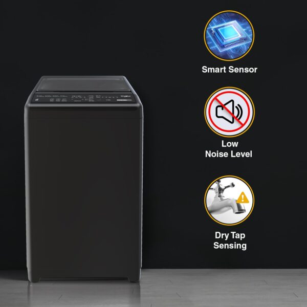 Whirlpool 6 Kg 5 Star Royal Fully-Automatic Top Loading Washing Machine (WHITEMAGIC ROYAL 6 GENX, Grey, ZPF Technology) - Image 6