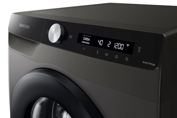Samsung 8 kg, 5 star, Eco Bubble Technology, AI Control, Wi-Fi, Fully-Automatic Front Load Washing Machine (WW80T504DAX1TL, Hygiene Steam, Inox, Awarded as Washing Machine Brand of the year) - Image 9