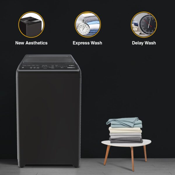 Whirlpool 6.5 Kg Royal Fully-Automatic Top Loading Washing Machine (WM ROYAL 6.5 GREY 5YMW, ZPF Technology) - Image 5