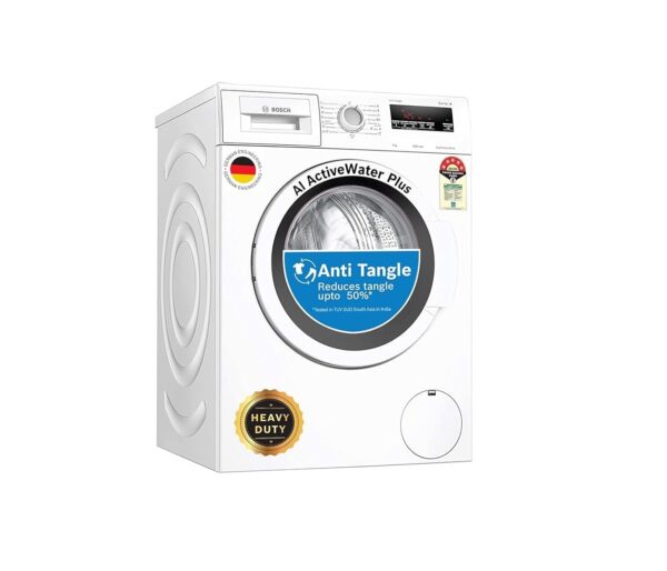 Bosch 7 Kg 5 Star Fully-Automatic Front Loading Washing Machine (WAJ2416WIn, White, AI Active Water Plus, In-Built Heater)