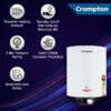 Crompton Arno Neo 15-L 5 Star Rated Storage Water Heater (Geyser) with Advanced 3 Level Safety - Image 3