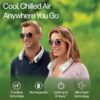Arctic Air Freedom Personal Air Cooler - Portable 3-Speed Neck Fan, Hands-Free Wearable Design, Lightweight, Cordless And Rechargeable - Image 3