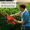 Arctic Air Freedom Personal Air Cooler - Portable 3-Speed Neck Fan, Hands-Free Wearable Design, Lightweight, Cordless And Rechargeable - Image 8